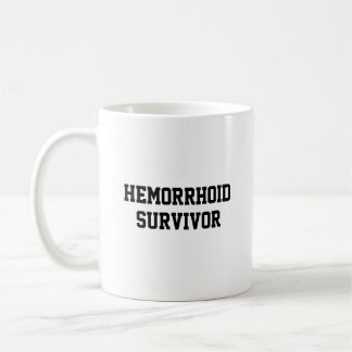 Hemorrhoid Survivor Get Well Soon コーヒーマグカップ