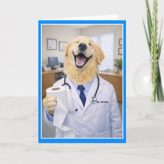 Hemorrhoids Get Well Card  TPB-1 カード (正面)