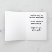 Hemorrhoids Get Well Card  TPB-1 カード (内部)