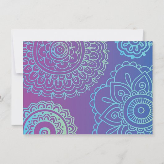 HEMSA手のバルミツワーの招待状の保存日付 セーブザデート (裏面)