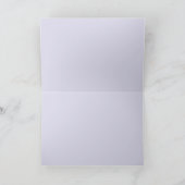 HEMSA手のバルミツワーの紫色サンキューカード サンキューカード (内部)