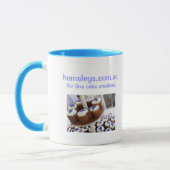 Hemsleysのアフリカバイオレットのマグ マグカップ (左)