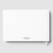 Henパーティー未来ミセス名黒金ゴールドスクリプト ゲストブック (裏面)