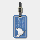 Henファームビジネスラベルプロモーション荷物タグ ラゲッジタグ (正面縦)