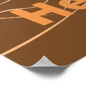 Hen and Chick, Sandy-Orangeキッチンポスタープリント ポスター (角)