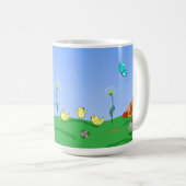 Hen and chicks Mug コーヒーマグカップ (正面右)