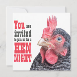 Hen Nyt Ladies Big Chikneバチェロレッテ 招待状
