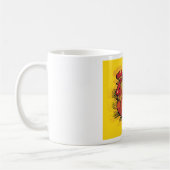 Hen on Nest Bright Farmyard Chicken コーヒーマグカップ (左)