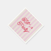 Hen Party Let's Party スタンダードカクテルナプキン (角)