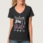Hen Party Wedding Married Bachelor Bride To Be Bac Tシャツ (正面)