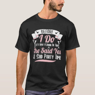 Hen Party Wedding Married Bachelor Bride To Be Bac Tシャツ