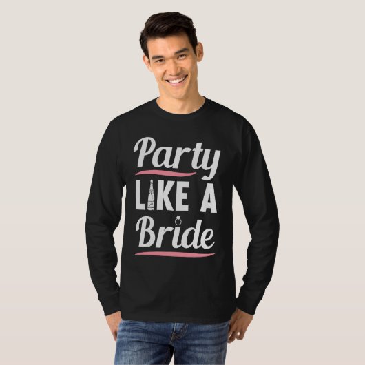 Hen Party Wedding Married Bachelor Bride To Be Bac Tシャツ (正面フル)
