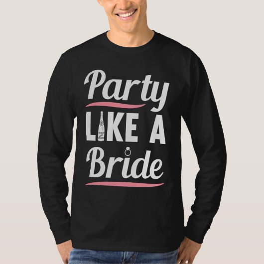 Hen Party Wedding Married Bachelor Bride To Be Bac Tシャツ (正面)