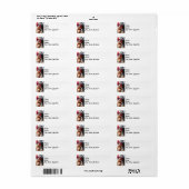 Hen with Attitude -差出人住所ラベル ラベル (フルシート)