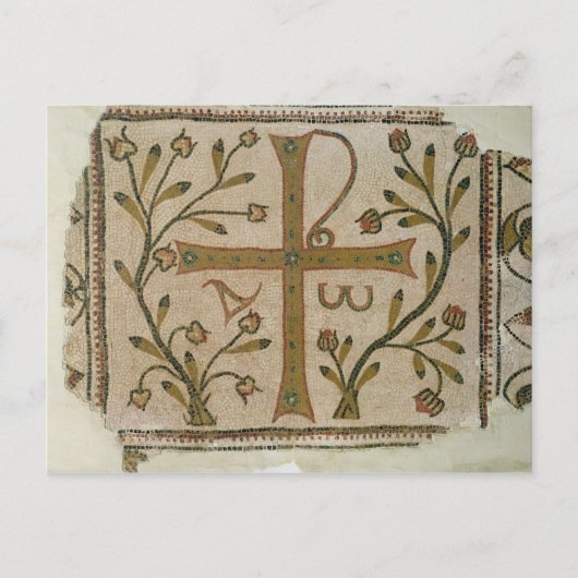 Henchirアリのバシリカ会堂からのSbeitlaの十字、 ポストカード (正面)