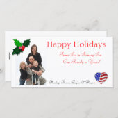 Hendersonのクリスマスカード シーズンカード (正面/裏面)