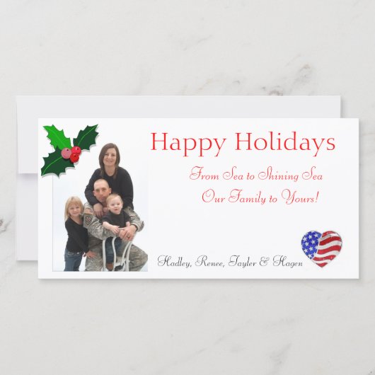 Hendersonのクリスマスカード シーズンカード (正面)