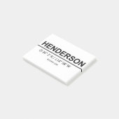 Henderson Coordinaten - Henderson Coordinates ポストイット (アングル)