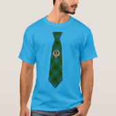 Henderson Scottish Badge & Tartan Necktie  Tシャツ (正面)