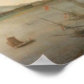 Hendrick Dubbels – バタビアのビュー ポスター (角)