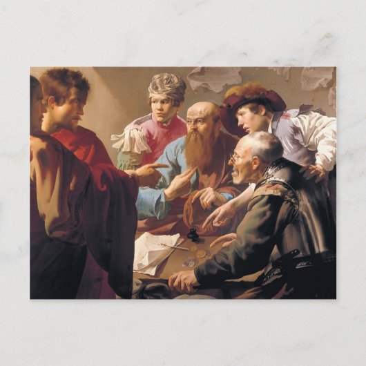 Hendrick Terbruggen – 聖マシューの呼び声 ポストカード (正面)