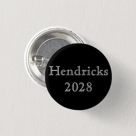 Hendricks 2028年 缶バッジ (正面&裏面)