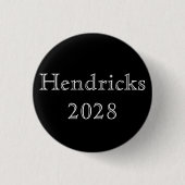 Hendricks 2028年 缶バッジ (正面)