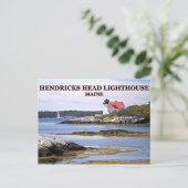 Hendricks Head Light house, Maineポストカード ポストカード (スタンド正面)
