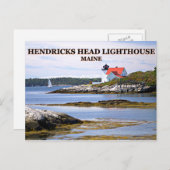 Hendricks Head Light house, Maineポストカード ポストカード (正面/裏面)