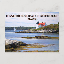 Hendricks Head Light house, Maineポストカード ポストカード