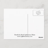 Hendricks Head Light house, Maineポストカード ポストカード (裏面)