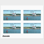 Hendricks Head Light house, Maine Stickers 長方形シール (シート)