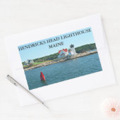 Hendricks Head Light house, Maine Stickers 長方形シール (封筒)