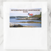 Hendricks Head Light house, Maine Stickers 長方形シール (バッグ)