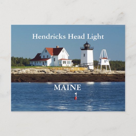 Hendricks Head Light, Maineポストカード ポストカード (正面)