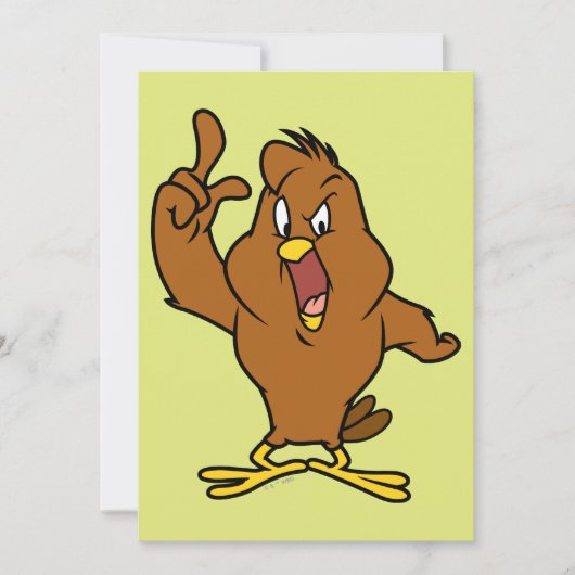 Henery Hawk Yelling カード (正面)