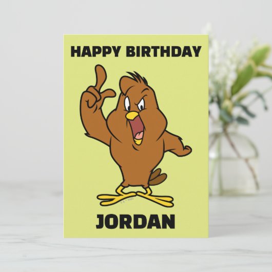 Henery Hawk Yelling カード (スタンド正面)