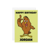 Henery Hawk Yelling カード (正面/裏面インサイチュ)