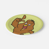 Henery Hawk Yelling ペーパープレート (アングル)