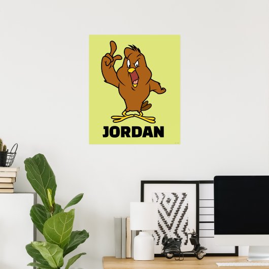 Henery Hawk Yelling ポスター (ホームオフィス)