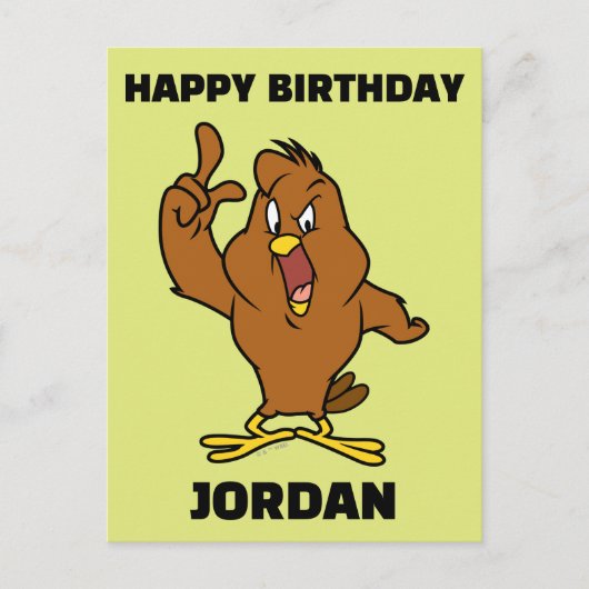 Henery Hawk Yelling ポストカード (正面)