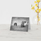 henerydog3 カード (黄色い花)