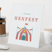 HENFEST を始めよう - 机上サイン 台座サイン (インサイチュ)