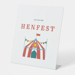 HENFEST を始めよう - 机上サイン 台座サイン