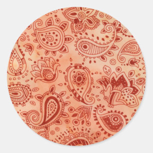 Hennaのステッカー ラウンドシール