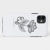 HennaのペイズリーのMehndiの落書き Case-Mate iPhoneケース (裏面(横))