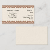 Hennaのボーダー名刺 名刺 (正面/裏面)