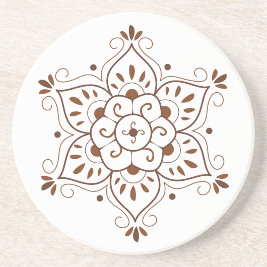 Hennaの曼荼羅Coster コースター (正面)