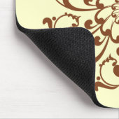 Hennaの渦巻の曼荼羅 マウスパッド (コーナー)