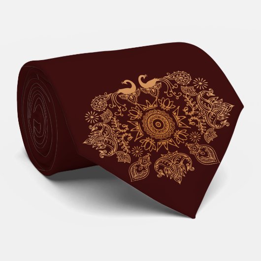 Hennaの石のタイ ネクタイ (ロール)